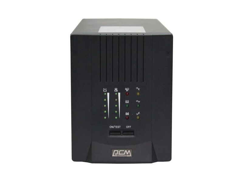 SPT-3000  ИБП Powercom SMART KING PRO+, Line-Interactive, 3000VA / 2100W, Tower, IEC, Serial+USB, SmartSlot