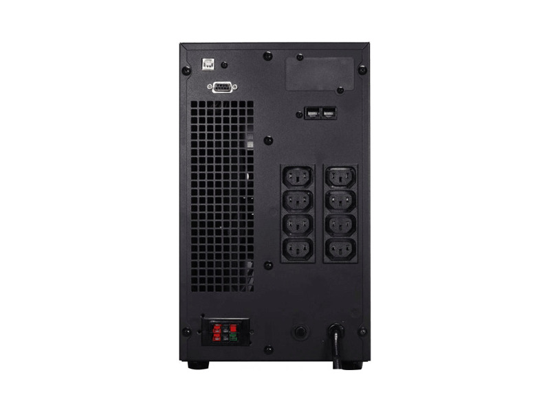MAS-1000  ИБП Powercom MACAN, On-Line, 1000VA / 900W, Tower, IEC, LCD, Serial+USB, SmartSlot, подкл. доп. батарей 1