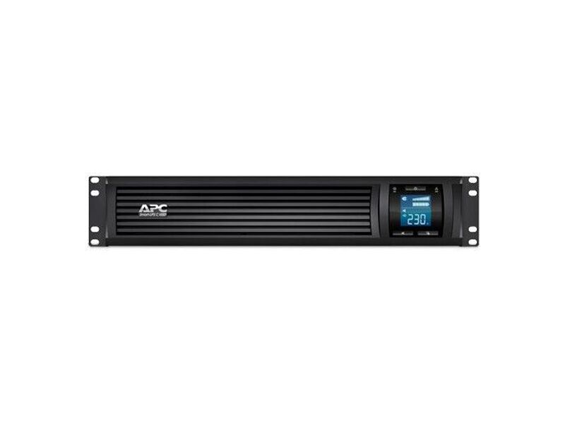 SMC1000I-2URS  ИБП APC Smart-UPS C 1000VA/ 600W 2U RackMount, 230V, Line-Interactive, Out: 220-240V 4xC13, LCD, Gray, No CD/ cables 1