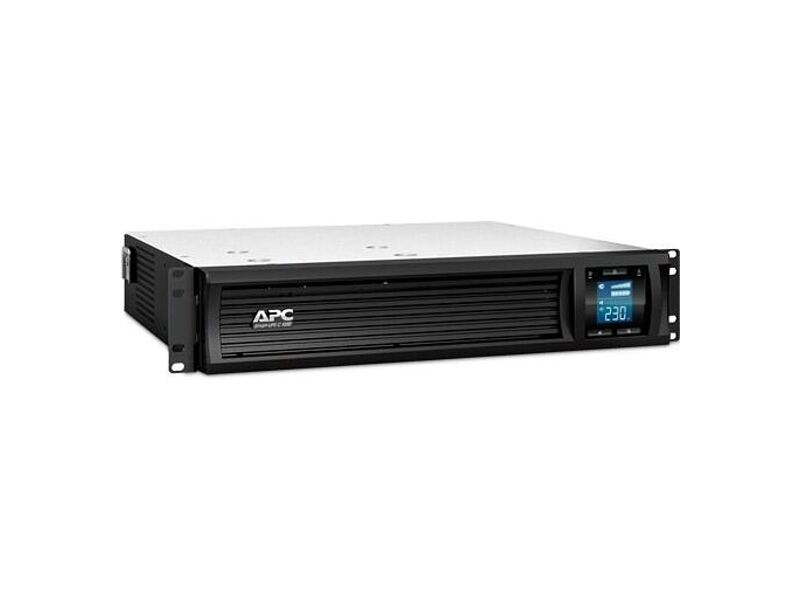 SMC1000I-2URS  ИБП APC Smart-UPS C 1000VA/ 600W 2U RackMount, 230V, Line-Interactive, Out: 220-240V 4xC13, LCD, Gray, No CD/ cables