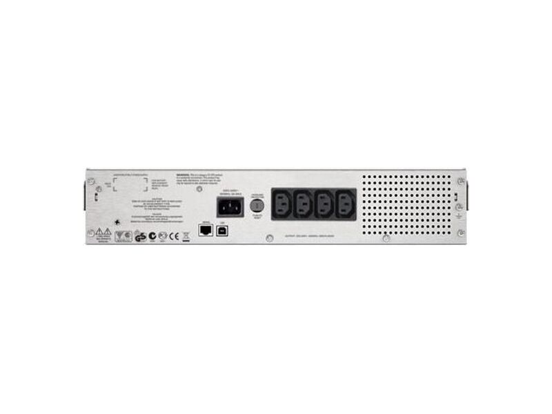 SMC1000I-2URS  ИБП APC Smart-UPS C 1000VA/ 600W 2U RackMount, 230V, Line-Interactive, Out: 220-240V 4xC13, LCD, Gray, No CD/ cables 3