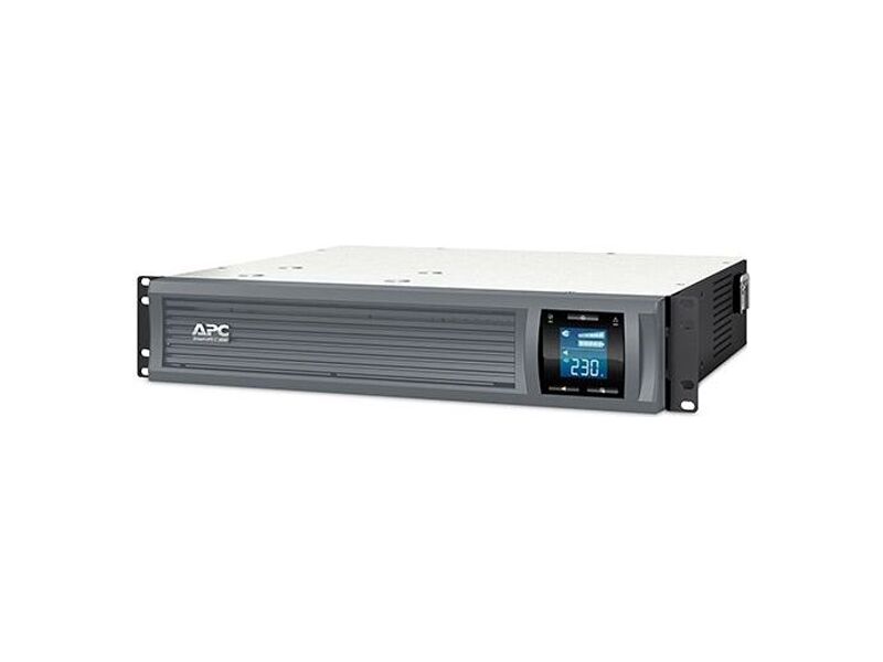 SMC3000R2I-RS  ИБП APC Smart-UPS C 3000VA/ 2100W 2U RackMount, 230V, Line-Interactive, Out: 220-240V 8xC13/ 1xC19, LCD, Gray, No CD/ cables