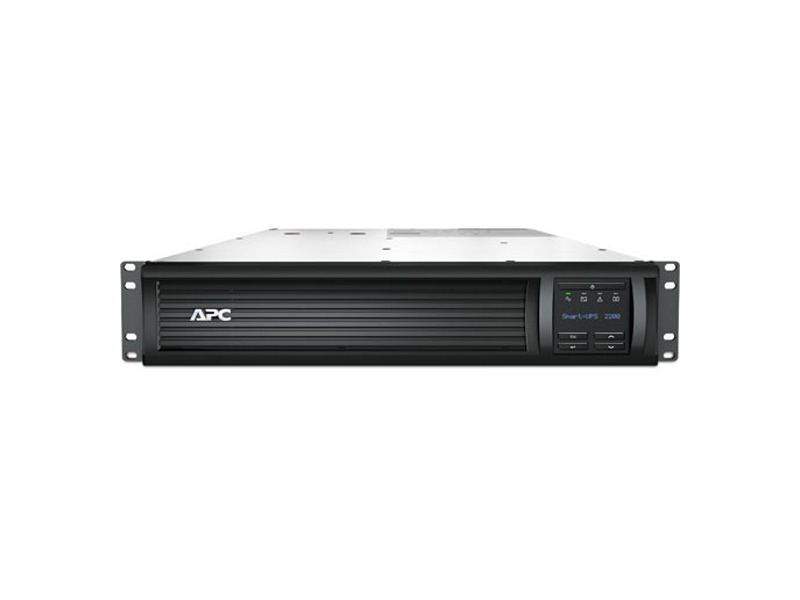 SMT2200RMI2U  ИБП APC Smart-UPS 2200VA/ 1980W, RM 2U, Line-Interactive, LCD, Out: 220-240V 8xC13 (4-Switched) 1xC19, EPO, HS User Replaceable Bat, Black.(REP: SUA2200RMI2U) 1