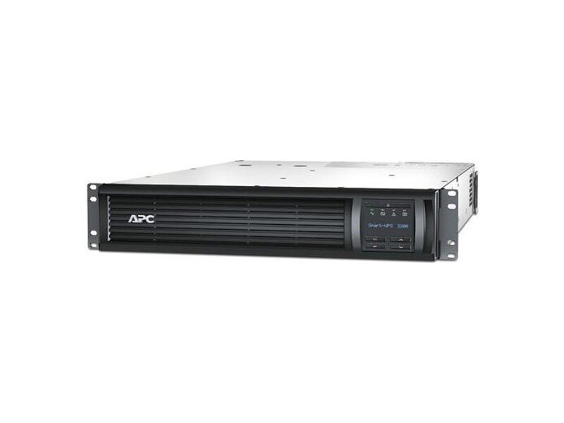 SMT2200RMI2U  ИБП APC Smart-UPS 2200VA/ 1980W, RM 2U, Line-Interactive, LCD, Out: 220-240V 8xC13 (4-Switched) 1xC19, EPO, HS User Replaceable Bat, Black.(REP: SUA2200RMI2U)