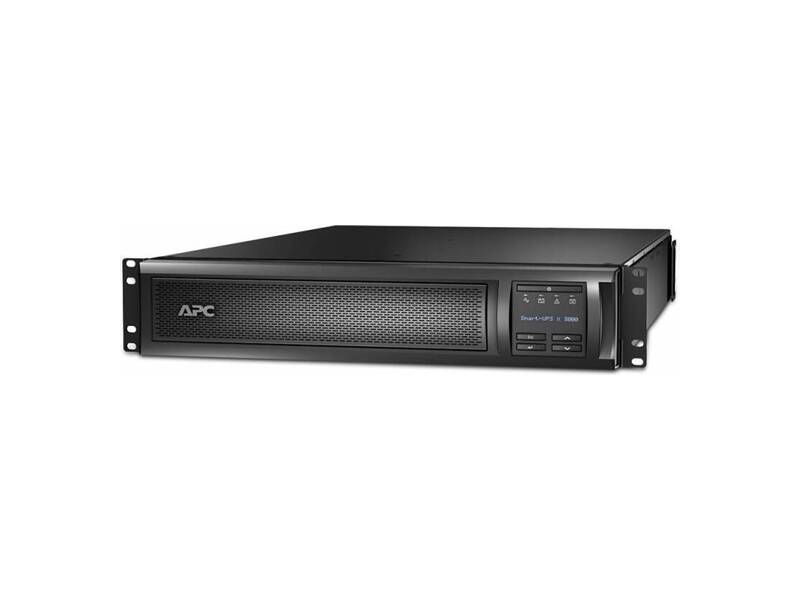 SMX3000RMHV2UNC  ИБП APC Smart-UPS X 3000VA/ 2700W, RM 2U/ Tower, Ext. Runtime, Line-Interactive, LCD, Out: 220-240V 8xC13 (3-gr. Switched) 1xC19, Pre-Inst. Web/ SNMP, USB, COM, EPO, HS User Replaceable Bat, Black 3