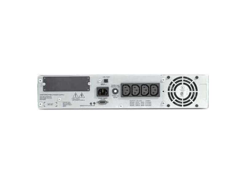 SUA1000RMI2U  ИБП APC Smart-UPS SUA, 1000VA / 670W, Line-Interactive, Rack, IEC, Serial+USB, SmartSlot 1