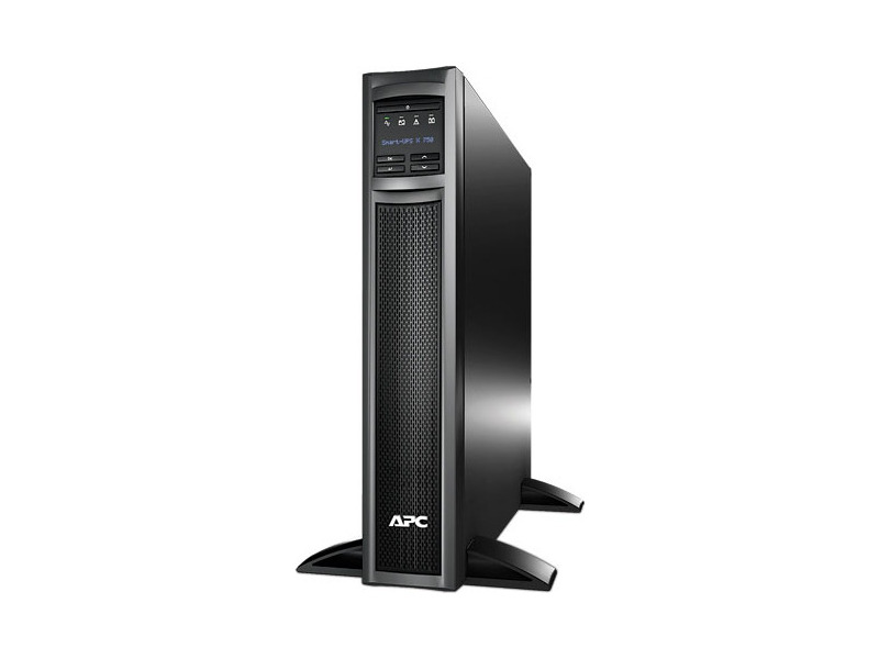 SMX750I  ИБП APC Smart-UPS X 750VA/ 600W, Tower/ RM 2U, Ext. Runtime, Line-Interactive, LCD, Out: 220-240V 8xC13 (1-gr. Switched), SmartSlot, USB, COM, EPO, HS User Replaceable Bat, Black, 3(2) y.war.(REP: SUA750XL