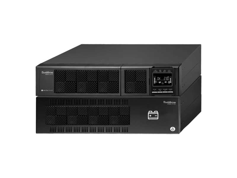 SRTSE8KRTXLI-NC  UPS Systeme Electriс Smart-Save Online SRT, 8000VA/ 8000W, On-Line, Extended-run, Rack 2U+3U(Tower convertible), LCD, Out: Hardwire, SNMP Intelligent Slot, USB, RS-232, Pre-Inst. Web/ SNMP
