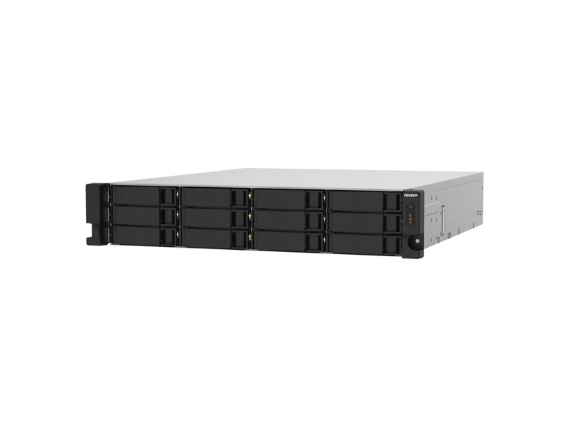 TS-1232PXU-RP-4G  СХД NAS QNAP TS-1232PXU-RP-4G 2U/ 12x3.5/ 2.5 SATA 6G, 4GB, 4xUSB, 2 x 10GbE SFP+