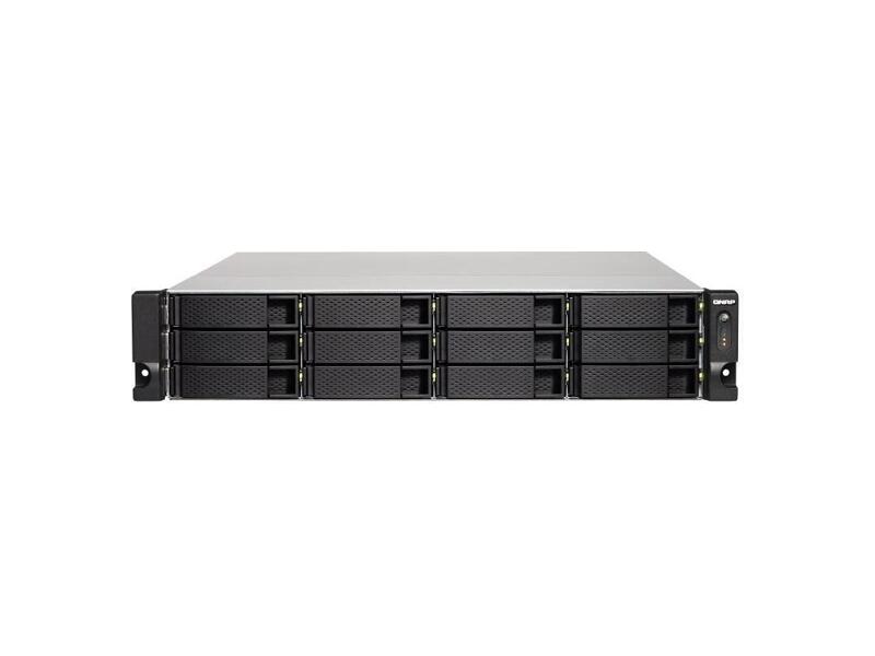 TS-1232XU-4G  Сетевое хранилище QNAP TS-1232XU-4G 2U/ 12x3.5''/ 2.5'' SATA 6G 4GB, 4xUSB, 2x 10GbE SFP+ LAN, 2x GbE LAN