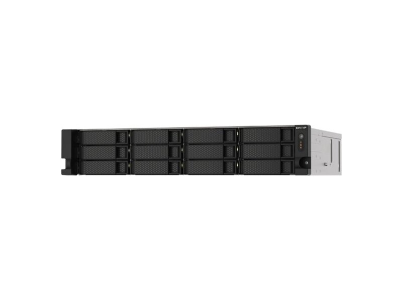 TS-1273AU-RP-8G  Сетевое хранилище SMB QNAP TS-1273AU-RP QC 2U/ 12x3.5''/ 2.5'' SATA 6G, 8GB, 2xUSB USB-C, HDMI, 2 x 2.5G/ 1G/ 100M/ 10M