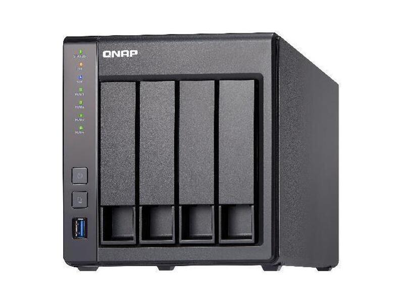 TS-431X-8G  Сетевое хранилище QNAP TS-431X-8G NAS, 4x3.5''/ 2.5'' SATA 6G, 8GB, 3xUSB, 10G SFP+ LAN, 2xGbE
