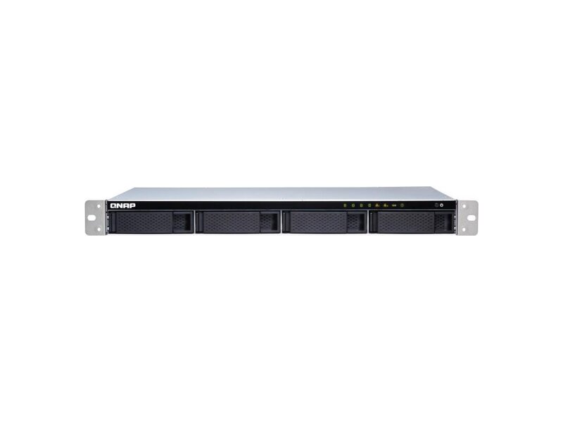 TS-431XeU-8G  Сетевое хранилище QNAP CHANNEL TS-431XEU 1U/ 4x3.5''/ 2.5'' SATA 6G, 4xUSB, 2x1GbE, 10GbE(SFP+)