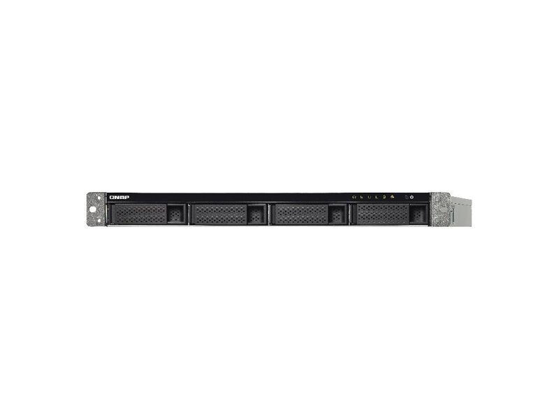 TS-431XU-RP-2G  Сетевое хранилище SMB QNAP TS-431XU-RP-2G NAS, 4x3.5''/ 2.5'' SATA 6G, 2GB, 4xUSB, 2x10G SFP+ LAN, 2xGbE