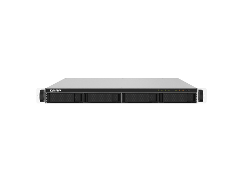 TS-432PXU-RP-2G  Сетевое хранилище NAS QNAP TS-432PXU-RP-2G 1U/ 4x3.5''/ 2.5'' SATA 6G, 2GB, 4xUSB, 2 x 10GbE SFP+