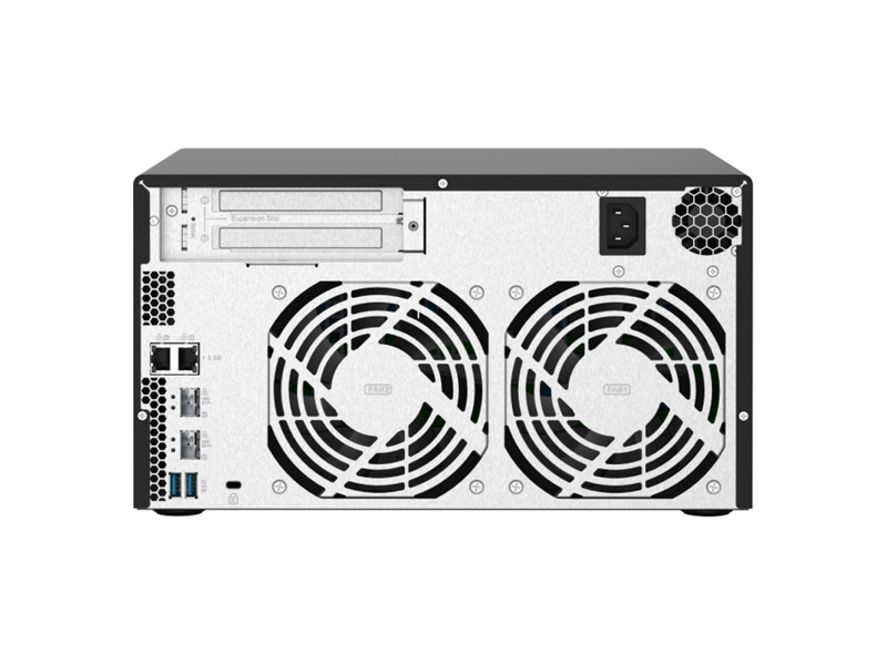 TS-832PX-4G  Сетевое хранилище NAS QNAP TS-832PX-4G 8x3.5''/ 2.5'' SATA 6G, M.2 2280 4GB, 3xUSB, 2 x 10GbE SFP+ 1