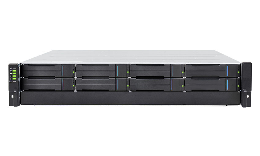 DS3060GT2000B-8U30  EonStor DS 3000 Gen2 4U/ 60bay, High IOPS solutions, Single controller subsystem including 1x6Gb SAS EXP. Port, 2x1G iSCSIports +1x host board slot(s), 1x2GB, 2xPSUs, 3xFAN modules, 60xHDD trays and 1xRackmount kit
