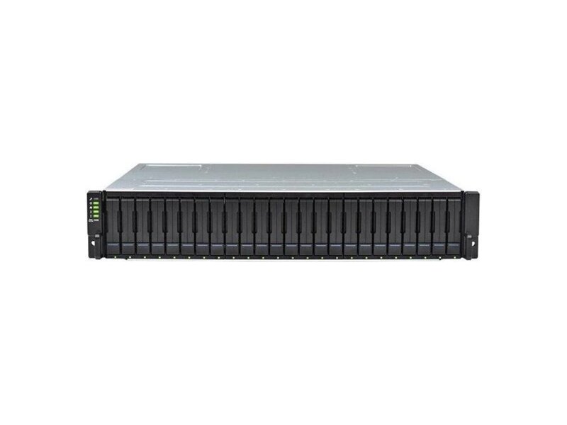 GS3025R02CBFH-8U32  EonStor GS3025R02CBFH-8U32 (25x2.5, 2U, High IOPS, Dual Redundant Controller incl: 8x8GB, 8x10Gb SFP+ ports, 4 FREE host board slots, 4x12Gb SAS ext ports, 2x (SuperCap+Flash/ PSU 530W+FAN Module), Rackmount Kit)