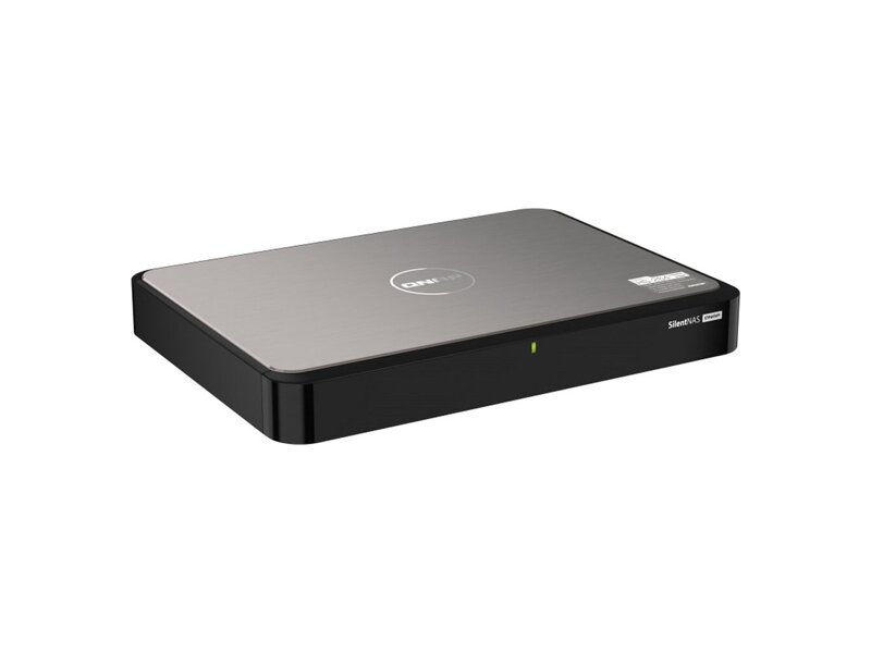 HS-264-8G  СХД QNAP HS-264-8G 2x3.5''/ 2.5'',   пассивное охлаждение, 2xHDMI, 2x2.5 GbE BASE-T, Intel Celeron 5105