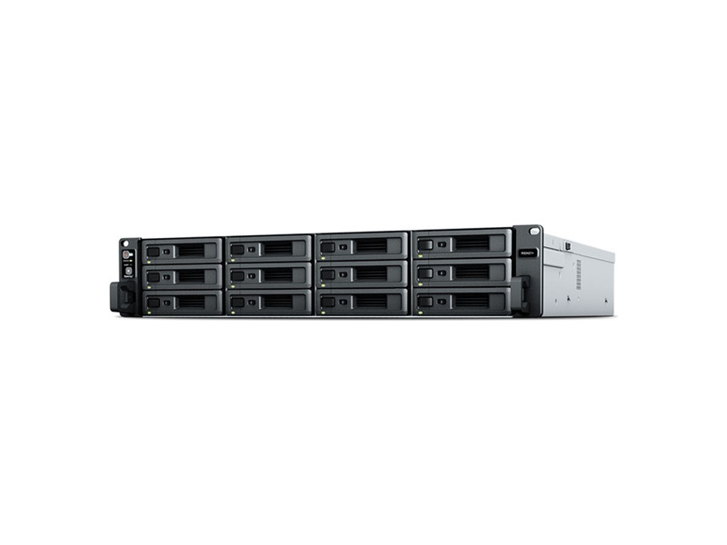 RS2421+  Synology RS2421+ Rack 2U, QC2, 1GhzCPU/ 4Gb(up to 64)/ RAID0, 1, 10, 5, 6/ up to 12hot plug HDDs SATA(3, 5'' or 2, 5'')(up to 24 with RX1217RP)/ 2xUSB/ 4GigEth(+1Expslot)/ iSCSI/ 2xIPcam(up to 40)/ no rail repl RS2418+''