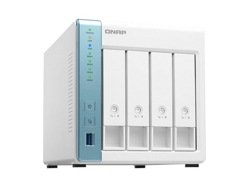 TS-431K  CХД QNAP TS-431K 4 x3.5''/ 2.5'', Annapurna Labs AL-214, 1GB