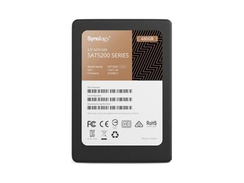 SAT5220-480G  SSD Synology SAT5220-480G 480GB 2.5'' SATA 6G 530 MB/ s MTBF 1.5M DWPD 1.1