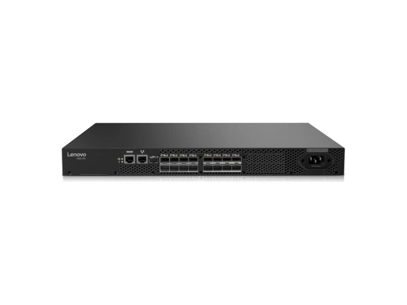 6559-CH5   Lenovo SAN FC Switch DB610S 16x16Gb FC, 16 ports licensed, including 16x FC 16Gb SWL SFPs , 1 PS, Rail Kit
