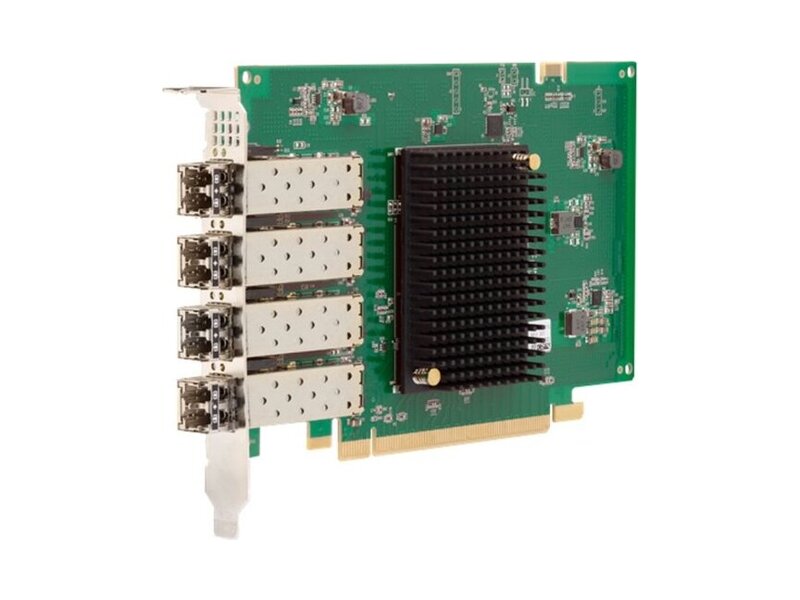 LPE31004-M6  Адаптер Emulex LPe31004-M6 Gen 6 (16GFC), 4-port, 16Gb/ s, PCIe Gen3 x8, LC MMF 100m, трансиверы установлены. Not upgradable to 32GFC (011377) (5)