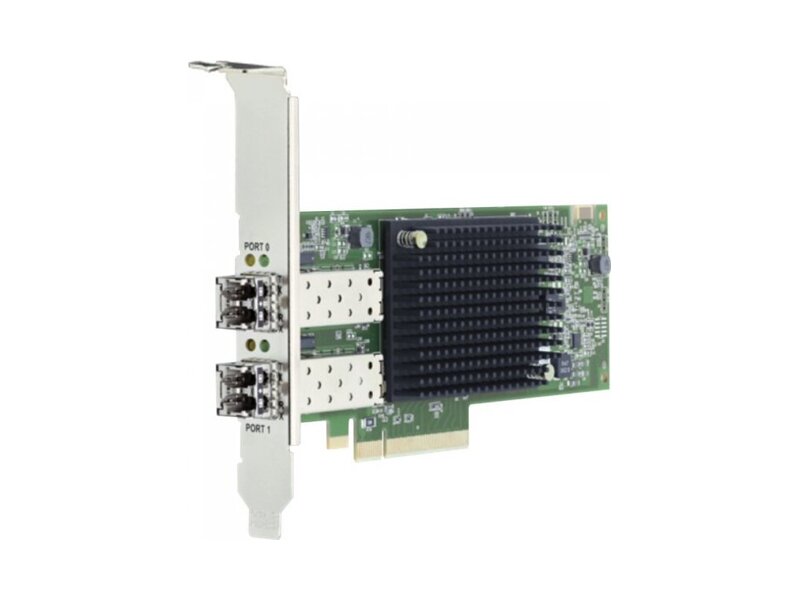 LPE35002-M2  Адаптер Emulex LPe35002-M2 Gen 7 (32GFC), 2-port, 32Gb/ s, PCIe Gen4 x8, LC MMF 100m, трансиверы установлены, Upgradable to 64G (5)