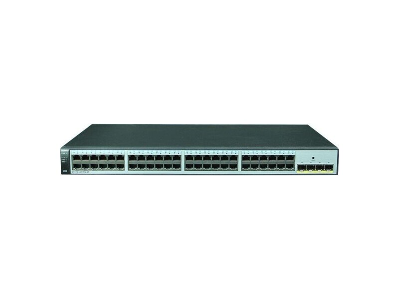 98010746  Коммутатор Huawei S1720-52GWR-4P Bundle (48 Ethernet 10/ 100/ 1000 ports, 4 Gig SFP, with license, AC power support) (S1720-52GWR-4P-E)