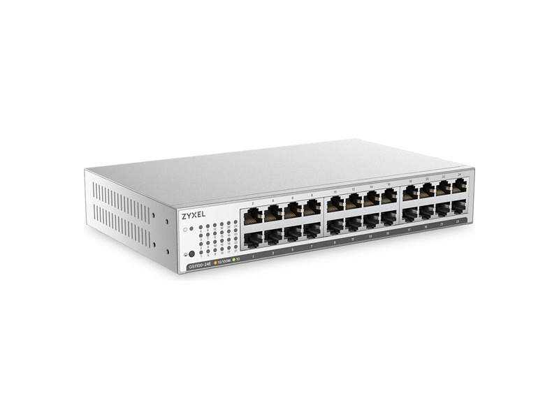 GS1100-24E-EU0104F  Коммутатор Zyxel GS1100-24E-EU0104F 24x1 GB/ s