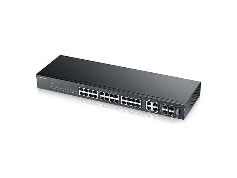 GS2210-24-EU0101F  Коммутатор Zyxel GS2210-24 GS2210-24-EU0101F 28G управляемый