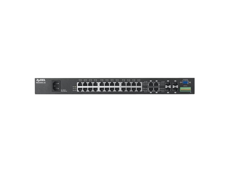 MES3500-24-EU01V1F  Коммутатор Zyxel MES3500-24-EU01V1F 24x100MB управляемый 1