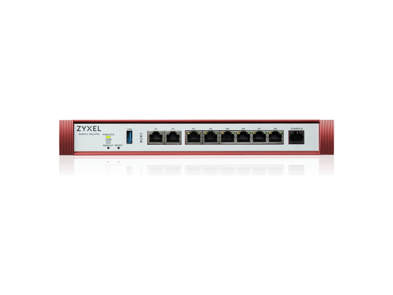 USGFLEX200H-EUCI01F  Межсетевой экран Zyxel USG FLEX 200H, Rack, 2xRJ-45: 1/ 2.5G (LAN/ WAN), 6xRJ-45: 1G (LAN/ WAN), 1xUSB3.0 **