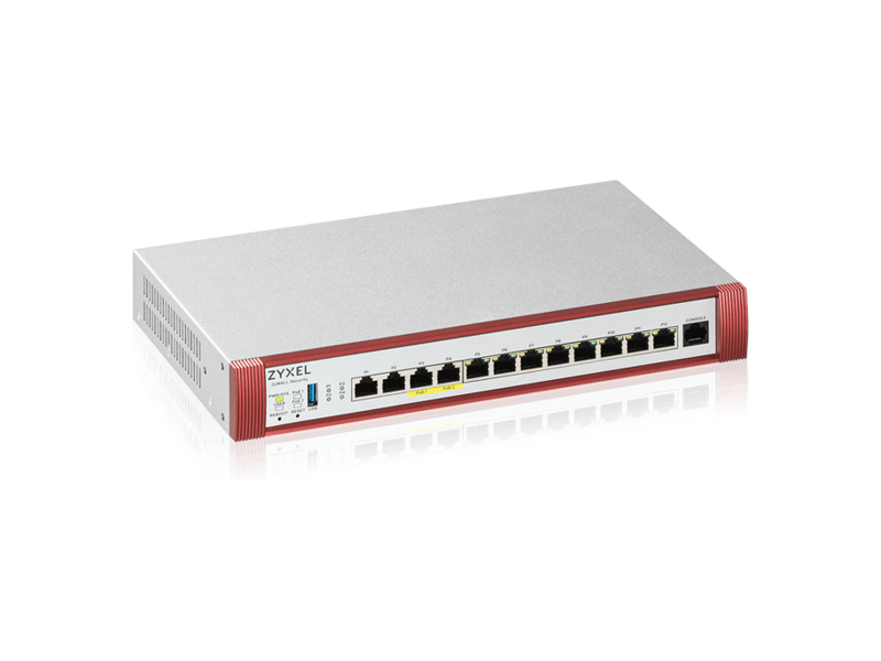 USGFLEX500H-EUCI01F  Межсетевой экран Zyxel USG FLEX 500H, Rack, 2xRJ-45: 1/ 2.5G (LAN/ WAN), 2xRJ-45: 1/ 2.5G PoE+ (LAN/ WAN), 8xRJ-45: 1G (LAN/ WAN), 1xUSB3.0 **