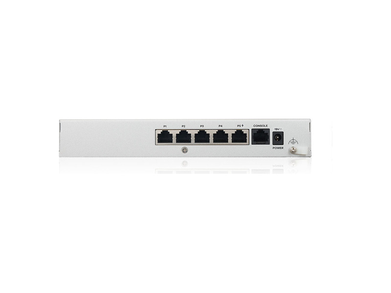 USGFLEX50HP-EUCI02F  Межсетевой экран Zyxel USG FLEX 50HP RJ-45: 1G PoE+ (LAN/ WAN), 4xRJ-45: 1G (LAN/ WAN), USB3.0 1
