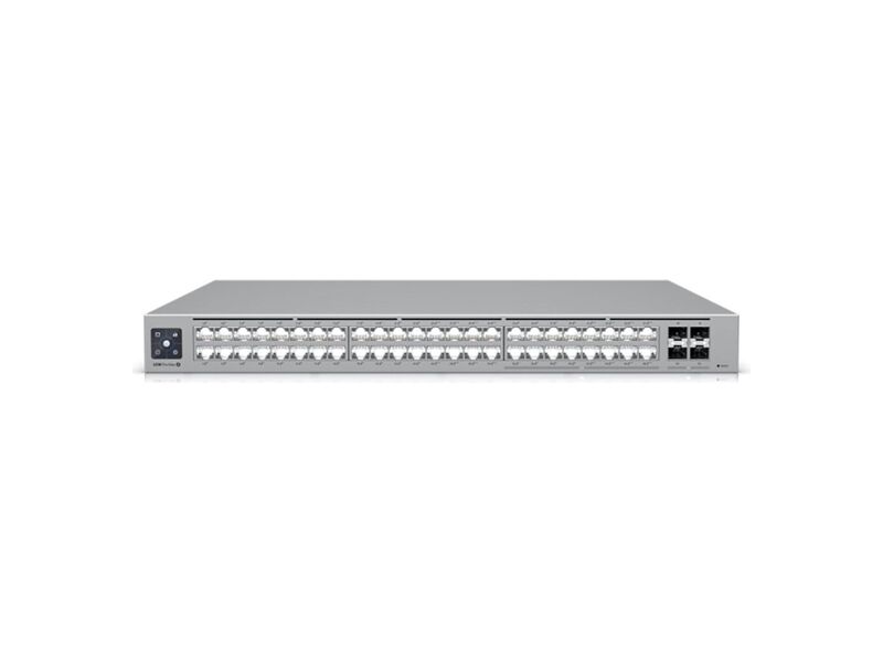 USW-Pro-Max-48-PoE  Коммутатор Ubiquiti USW-Pro-Max-48-PoE/ 48 GbE/ 32 POE+/ 16 PoE++/ 4x10G SFP+/ 112/ 224 GBpS/ 720W/ DHCP relay/ Inter-VLAN