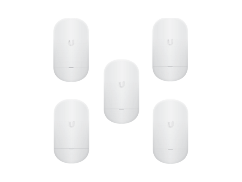 Loco5AC-5  Точка доступа Ubiquiti NanoStation 5AC Loco (5-pack) 450MB/ s, 5GHz, 10km, 10/ 20/ 30/ 40/ 50/ 60/ 80 MHz, RJ45