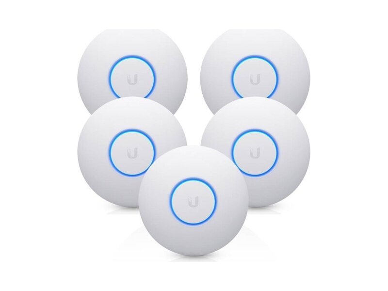 UAP-nanoHD-5  Точка доступа Ubiquiti 4x4 MU-MIMO 802.11AC Wave 2 Access Point 5 pack 2.4GHz UniFi (PoE) 10.5W RJ45