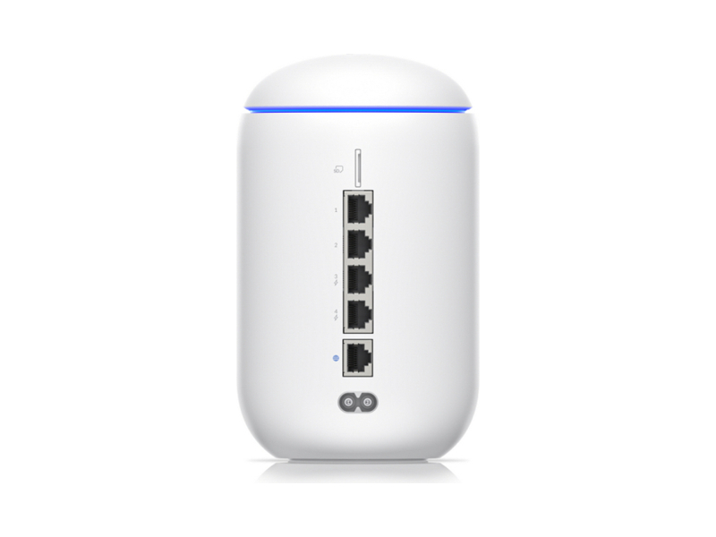 UDR  Маршрутизатор Ubiquiti UDR UniFi Dream Router 2.4-6 GHz, Wi-Fi 6, 30xUNIFI, 300 users, 2x2 DL/ UL MU MIMO, VPN 5х 1G RJ45 2