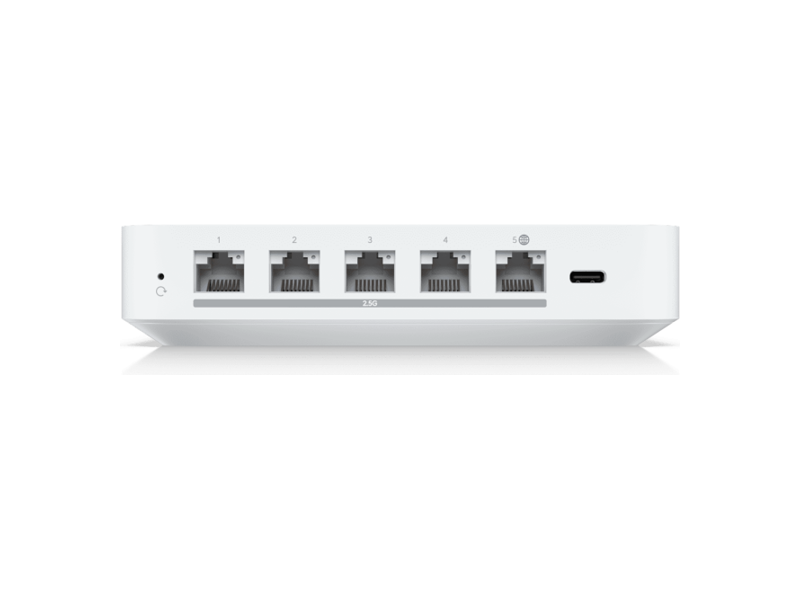 UXG-Max  Роутер Ubiquiti UXG-Max/ ARM/ Cortex-A53/ 1.5 GHz/ 5xRJ45/ 9.6W/ USB Type-C/ WireGuard/ L2TP/ OpenVPN/ DHCP/ IPv6 ISP 1