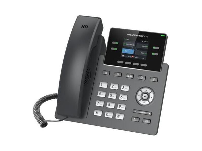 GRP2612G  Телефон VOIP GRP2612G GRANDSTREAM/ 4 SIP/ GDSM/ EHS Plantronics/ Jabra/ Sennheiser/ HD Audio/ 2x Gigabit RJ45 POE