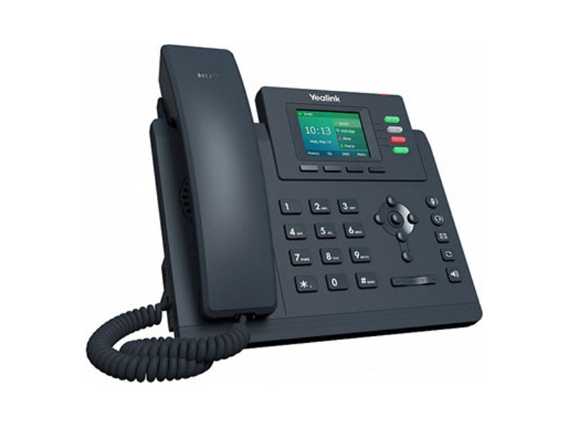 SIP-T33P  Конференц-телефон Yealink SIP-T33P, 4 аккаунта, цветной экран, PoE, БП в комплекте, шт (замена SIP-T40P)