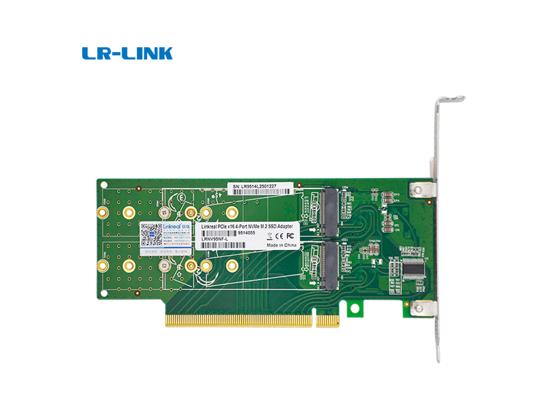 LRNV95NF-L  Сетевой адаптер LR-Link PCIE 4-PORT M.2 LRNV95NF-L