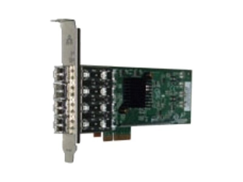 PE2G4SFPI35L  	Сетевой адаптер Silicom PE2G4SFPI35L Quad Port SFP Gigabit Ethernet PCI Express Server Adapter X4, Based on Intel i350AM4, RoHS compliant