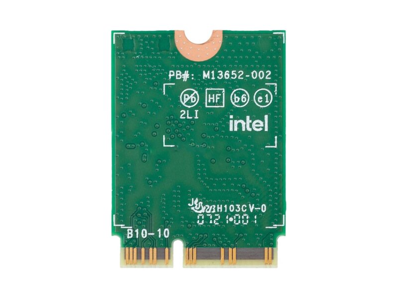 AX211.NGWG.NV  Сетевая карта Intel AX211.NGWG.NV 999M5J Wi-Fi 6E AX211 Gig+, 2230, 2x2 AX R2 6GHz, BT 1