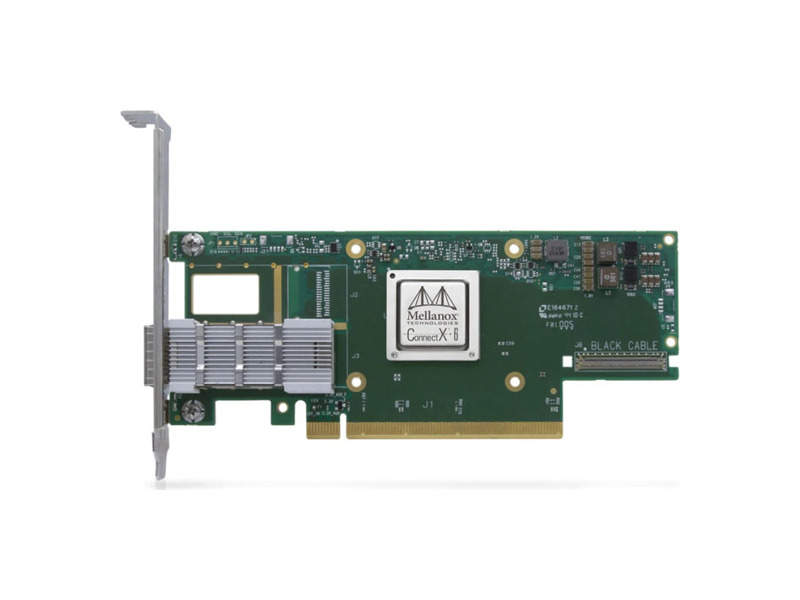 MCX653105A-HDAT-SP  Адаптер Mellanox MCX653105A-HDAT-SP ConnectX-6 VPI adapter card, HDR IB (200Gb/ s) and 200GbE, single-port QSFP56, PCIe4.0 x16, tall bracket, single pack