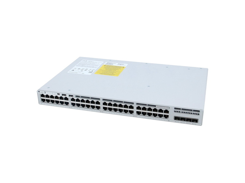 C9200L-48P-4G-A  Коммутатор Cisco Catalyst 9200L 48-port full PoE+, 4x1Gb uplink, PS 1x1KW, Network Advantage, PoE+ 740W/ 1440W, C9200L-48P-4G-A