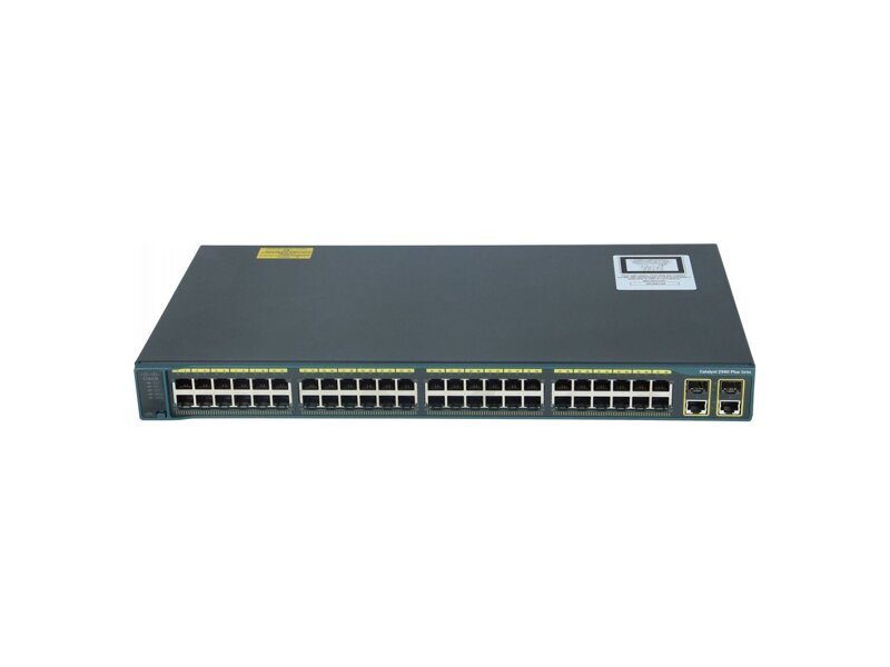 WS-C2960+48TC-S  Catalyst 2960 Plus 48 10/ 100 + 2 T/ SFP LAN Lite