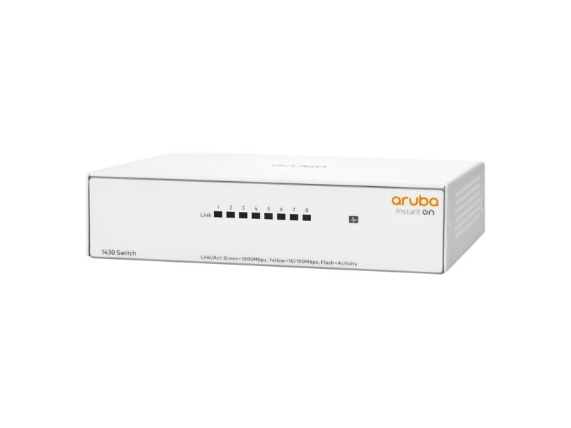 R8R45A  Коммутатор HPE Aruba Instant on 1430 8G unmanaged fanless Switch